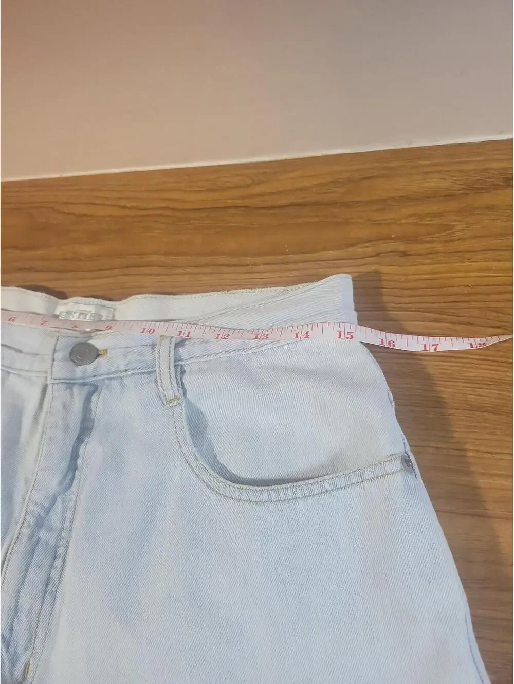 Light Wash Denim Shorts